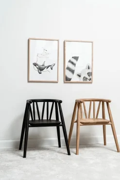 Storm Børnestol, eg fra Oaklings