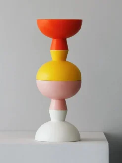 Strøm Skål, vibrant orange fra raawii