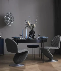 System 1-2-3 spisestol Deluxe af Verner Panton