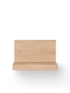 Tana Wall Mounted Desk, black stained oak fra New Works