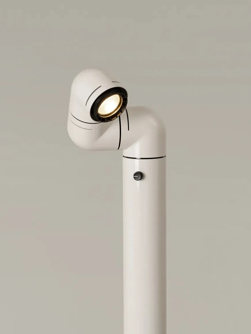 Tatu Alta Gulvlampe, white grey fra Santa and Cole