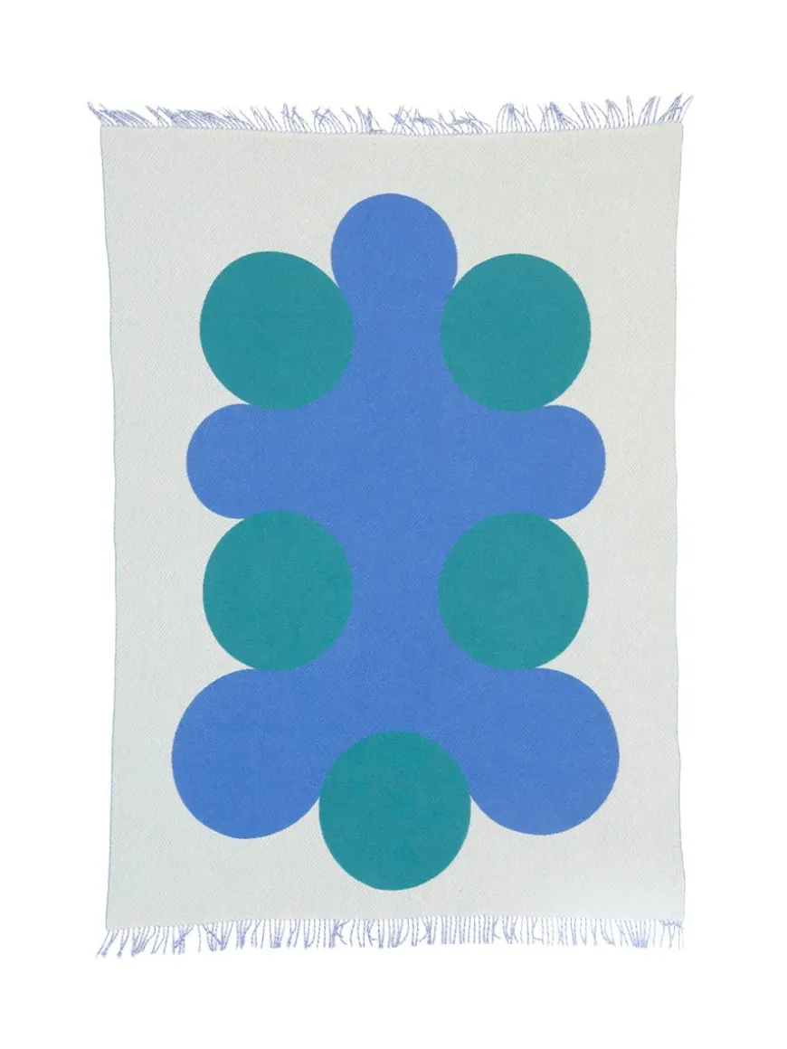 Teenagers from Mars Plaid, white/blue/leaf fra raawii