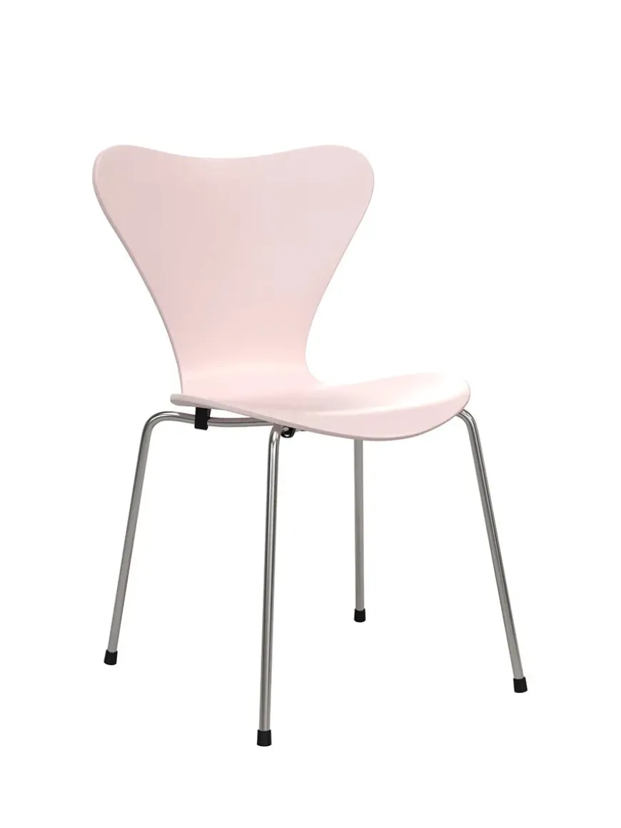 70th Anniversary Edition 3107 Spisebordsstol, 7:14 AM Pink af Arne Jacobsen