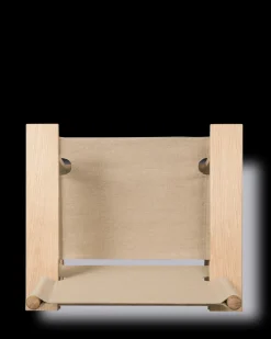 The Canvas Chair, sortlakeret eg sort canvas af Børge Mogensen