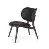 The Lounge Chair, sirka grå eg med sort læder fra Mater