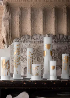 The Square lysestage Ø7 cm, hvid fra Kunstindustrien