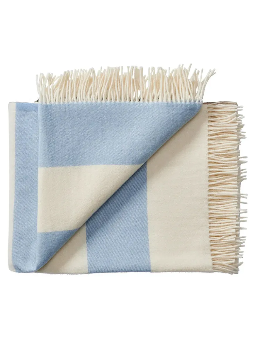 The Sweater Plaid, blue fra Silkeborg Uldspinderi