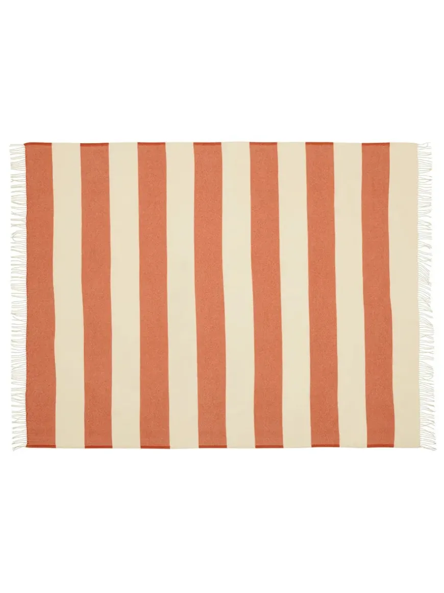 The Sweater Plaid, orange fra Silkeborg Uldspinderi