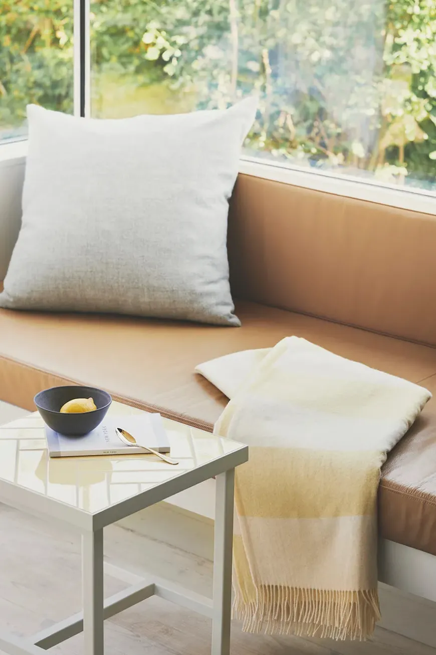 The Sweater Plaid, orange fra Silkeborg Uldspinderi