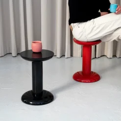 Thing Sidebord/Skammel, black fra raawii