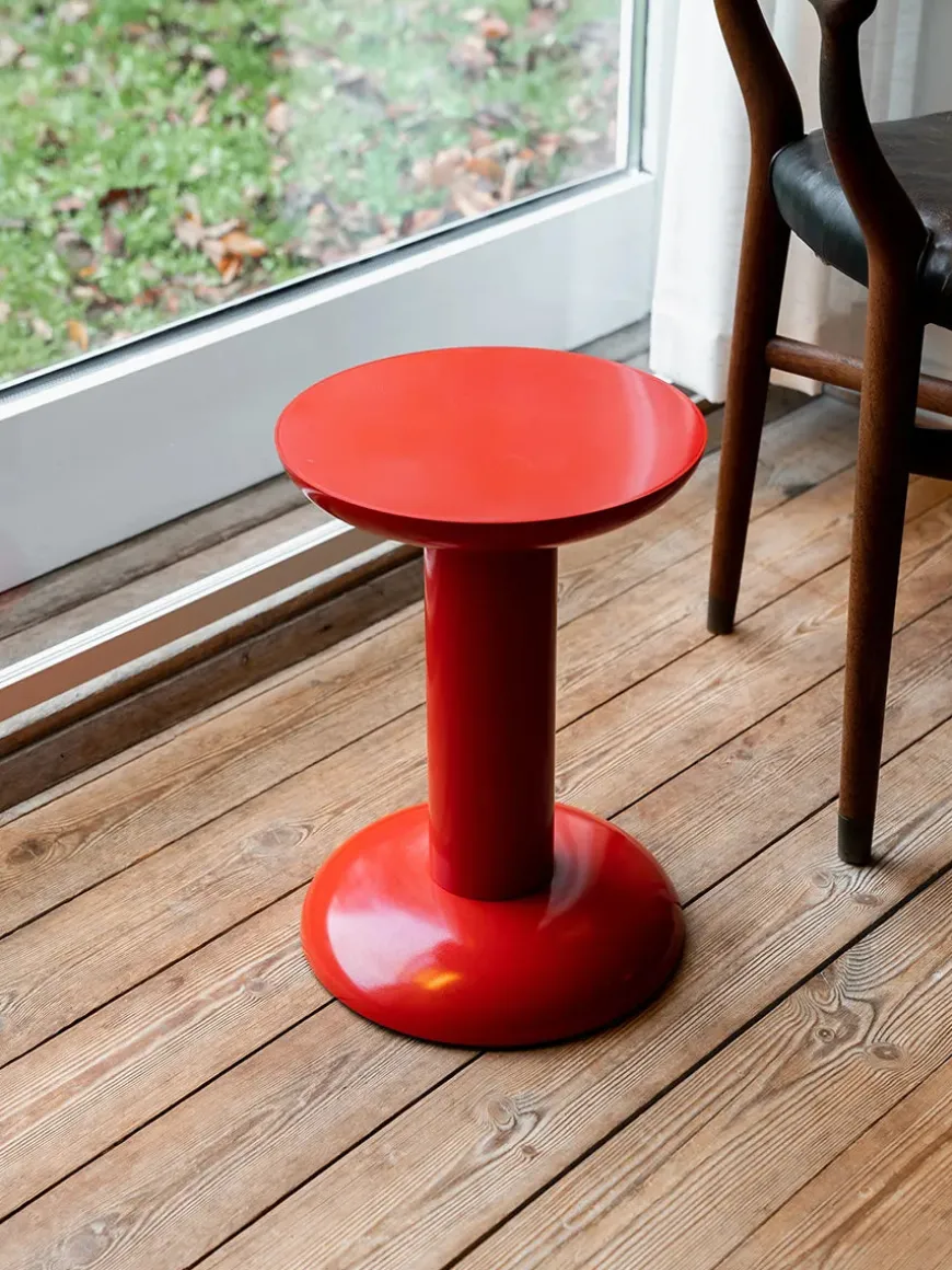 Thing Sidebord/Skammel, black fra raawii