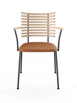 Tiger Armstol, cognac læder fra Naver Collection