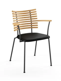 Tiger Armstol, creme læder fra Naver Collection