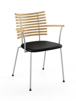 Tiger Armstol, creme læder fra Naver Collection