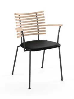 Tiger Armstol, creme læder fra Naver Collection