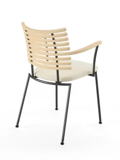 Tiger Armstol, creme læder fra Naver Collection