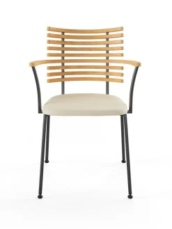 Tiger Armstol, creme læder fra Naver Collection