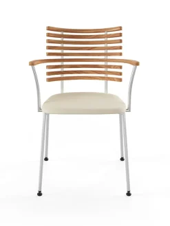 Tiger Armstol, creme læder fra Naver Collection