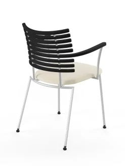 Tiger Armstol, creme læder fra Naver Collection