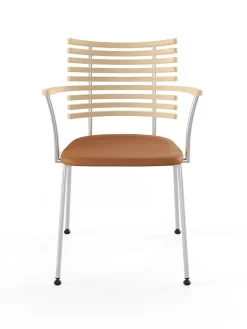 Tiger Armstol, creme læder fra Naver Collection