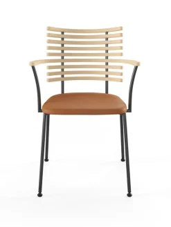 Tiger Armstol, creme læder fra Naver Collection