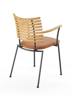 Tiger Armstol, creme læder fra Naver Collection