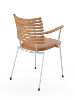 Tiger Armstol, creme læder fra Naver Collection