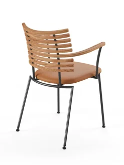 Tiger Armstol, creme læder fra Naver Collection