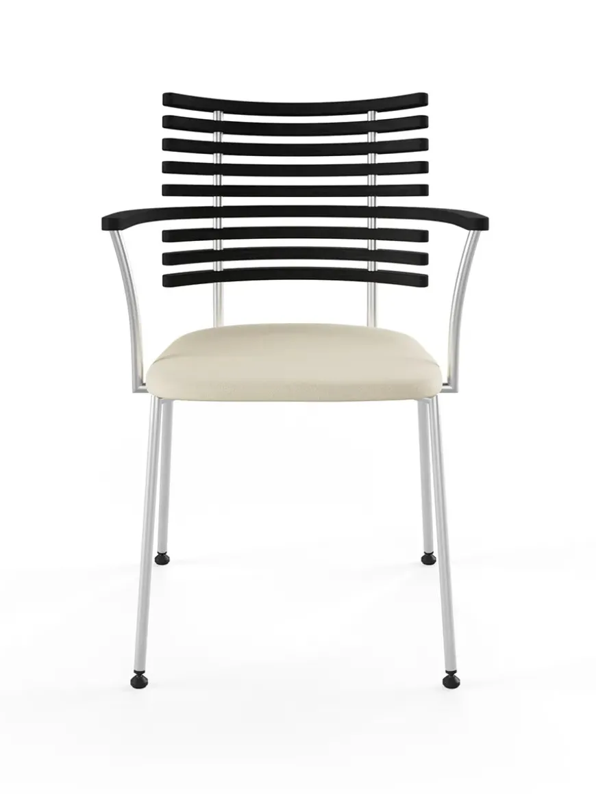 Tiger Armstol, sort læder fra Naver Collection