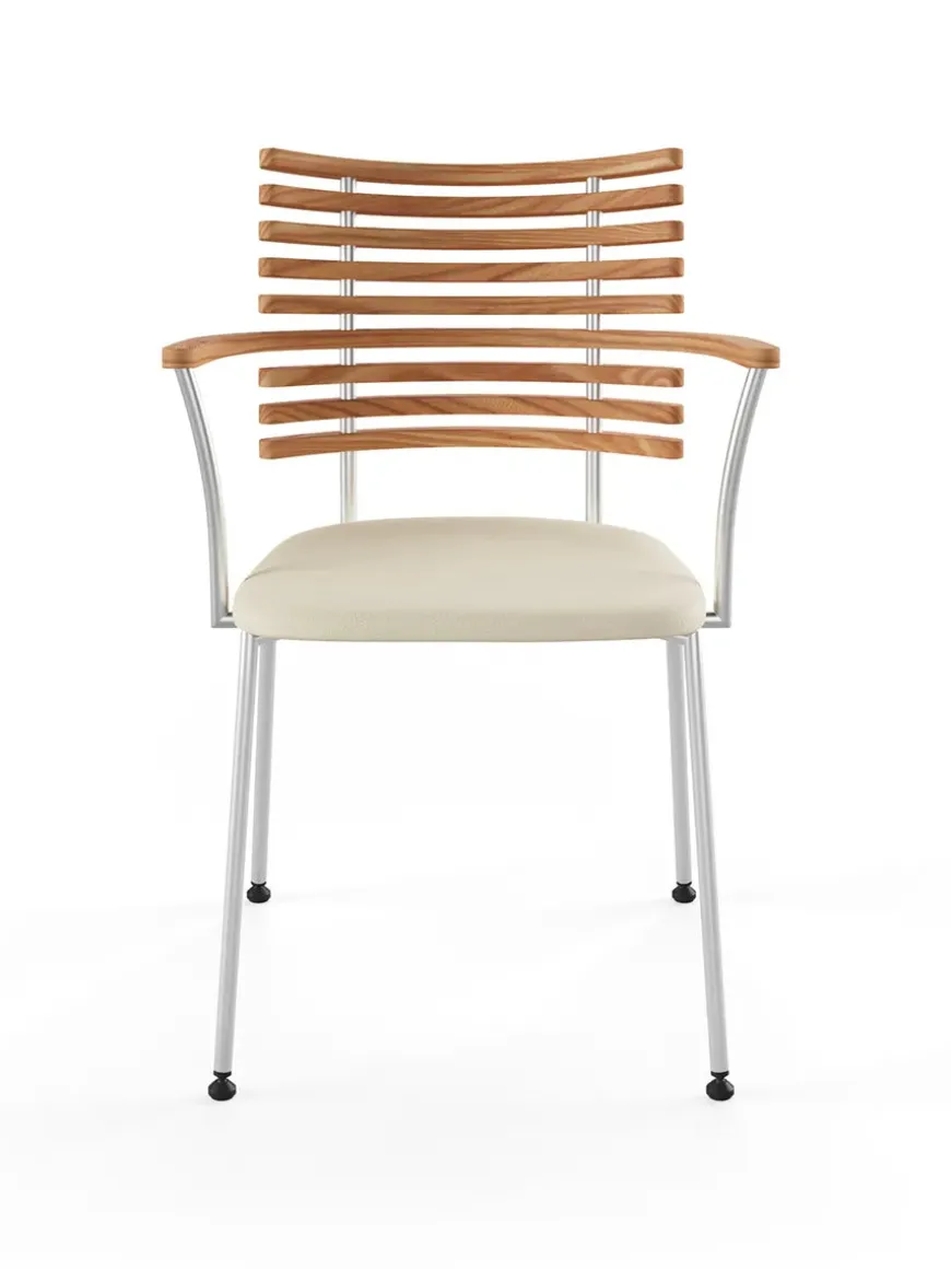 Tiger Armstol, sort læder fra Naver Collection