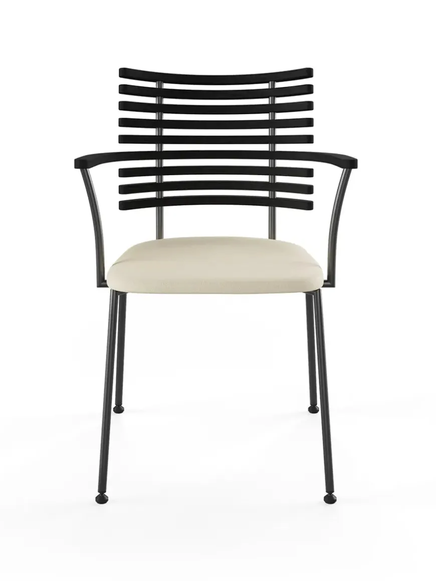 Tiger Armstol, sort læder fra Naver Collection