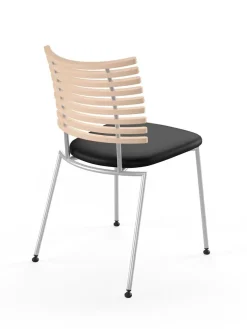 Tiger Stol, creme læder fra Naver Collection