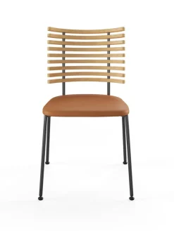 Tiger Stol, creme læder fra Naver Collection