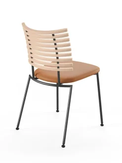 Tiger Stol, creme læder fra Naver Collection