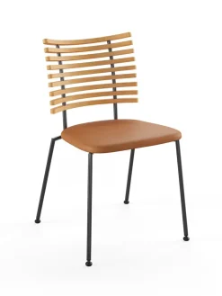 Tiger Stol, creme læder fra Naver Collection