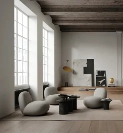 Toe Chair Flat, bouclé fra 101 Copenhagen