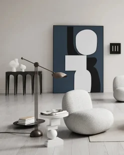 Toe Chair Flat, taupe fra 101 Copenhagen