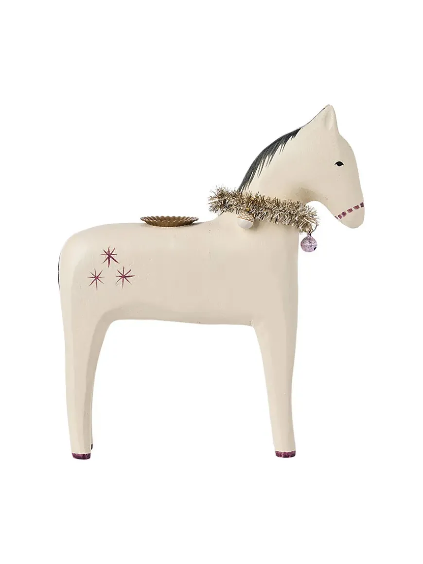 Træhest Lysestage, stor fra Maileg