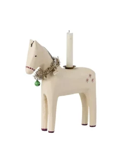 Træhest Lysestage, stor fra Maileg