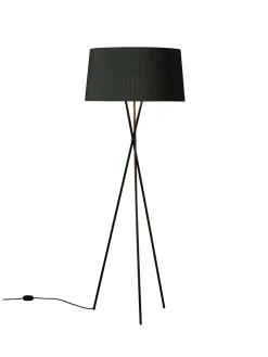 Tripode Gulvlampe fra Santa and Cole, mustard (G5)