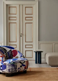 Tung JA3 sidebord, Burgundy Red fra &Tradition