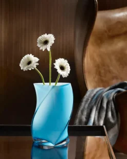 Twister vase fra Piet Hein (Blå)
