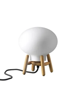 U6 Mini Hiti Bordlampe, klart glas/sort eg fra FDB Møbler