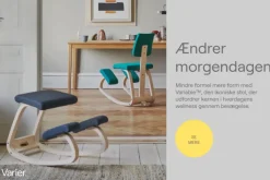 Variable Balans Stol fra Variér sort ask