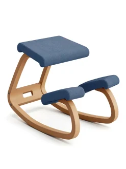 Variable Balans Stol, light brown wood/reflect 984 fra Variér