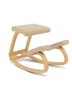 Variable Balans Stol, light brown wood fra Variér