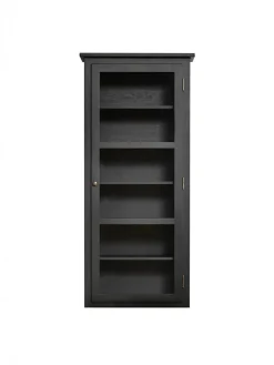 Væghængt Vitrineskab N4, light oak fra Lindebjerg Design
