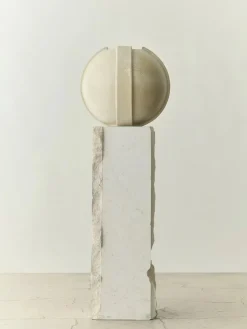 Vinci Vase 02, dark blue fra Louise Roe