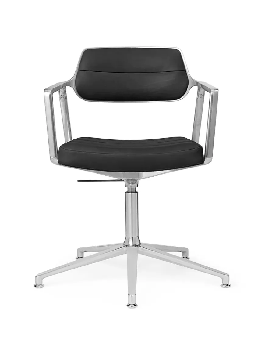 VIPP453 Swivel+ Chair, bosco grøn læder fra Vipp