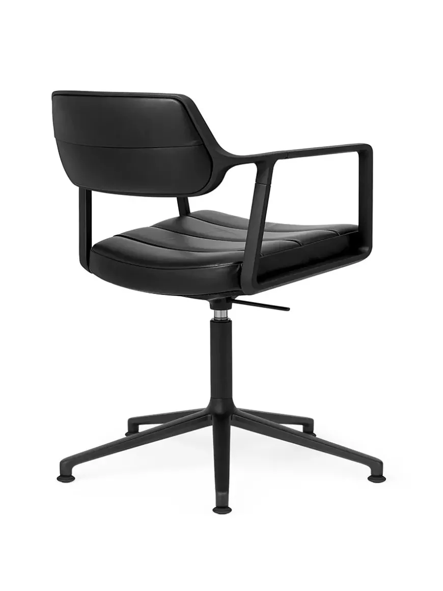 VIPP453 Swivel+ Chair, bosco grøn læder fra Vipp
